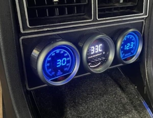 Datsun 180B/610 (RHD) and or SSS Coupe triple (3) x 52mm (2" 1/16) Gauge Mount - Picture 1 of 3