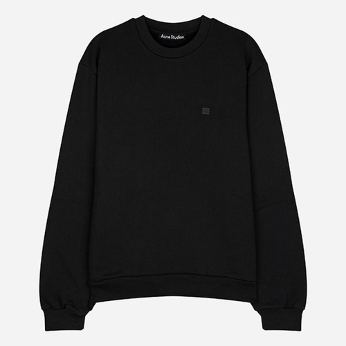 Felpa Acne Studios 5S Face Fleece Nera CI0187 900 140048226