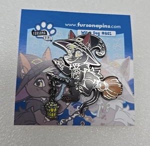 Fursona Anstecknadel Hexe Hund #801 - Bild 1 von 6