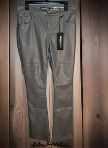 Serenede Stack Faux Leather Pants Size 32x35 - Picture 1 of 19