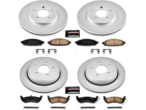 Front and Rear Brake Pad and Rotor Kit For 2003-2004 Mercury Marauder WJ615YR - Picture 1 of 1