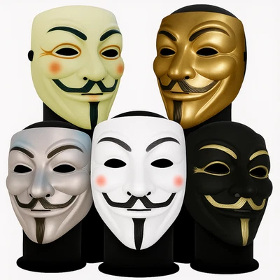 Máscaras Hacker Premium Estilo Anónimo Inspiradas en Spy Ninjas PZ9 (Elecciones de Color) Foto 1 de 4