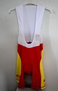Rot-gelbe Damen-Radhose mit Latz - neu - Größe 14 (43176) - Bild 1 von 8