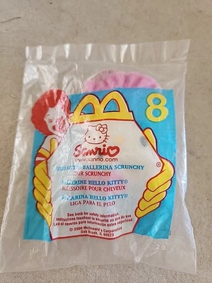 Bailarina Scrunchie Happy Meal vintage 2000 McDonalds Sanrio Hello Kitty juguete 8 Foto 1 de 3