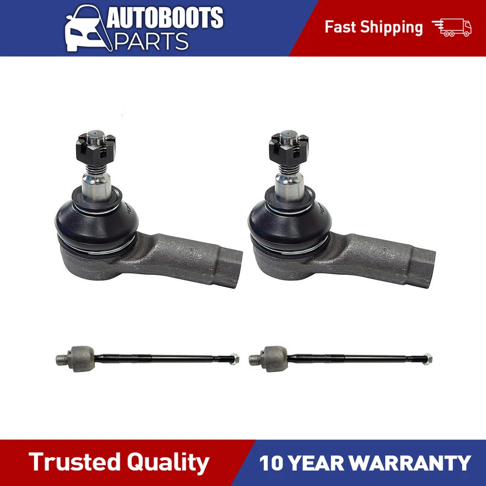 4 barras de dirección Mevotech extremo delantero interior exterior para Ford Aspire 1994 1995 1996 Foto 1 de 1