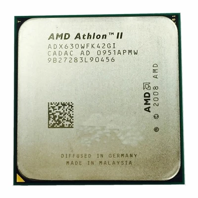 AMD Athlon II X4 630 2.8 GHz Quad-Core ADX630WFK42GI Socket AM3 CPU Processor - Image 1 of 4