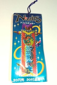 Nights into Dreams 1996 Sticker 30 Pieces SEGA SATURN Heisei Retro Super Rare
