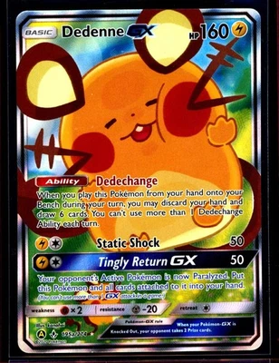 Dedenne GX 195a/214 Unbroken Bonds Alternate Art Promo TCG Pokemon NM 1001#236 - Image 1 of 2
