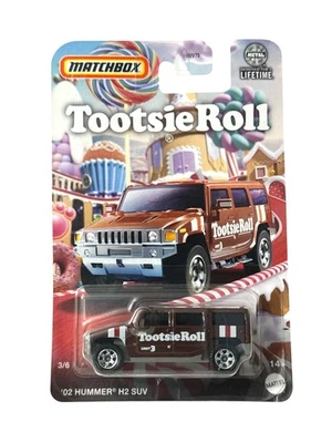 Matchbox  '02 HUMMER H2 SUV Candy Series TOOTSIE ROLL New - Image 1 of 4