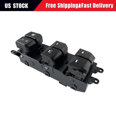 Door Power Window Main Switch Left Fit 2013-2017 Hyundai Elantra GT 93571-A5010 - Image 1 of 4