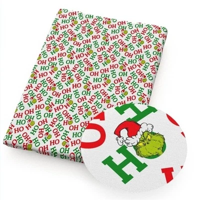 SÁBANA DE IMITACIÓN DE CUERO DE Navidad 8" x 12" 1228383 Verde Santa Película TEXTURA LITCHI Foto 1 de 2