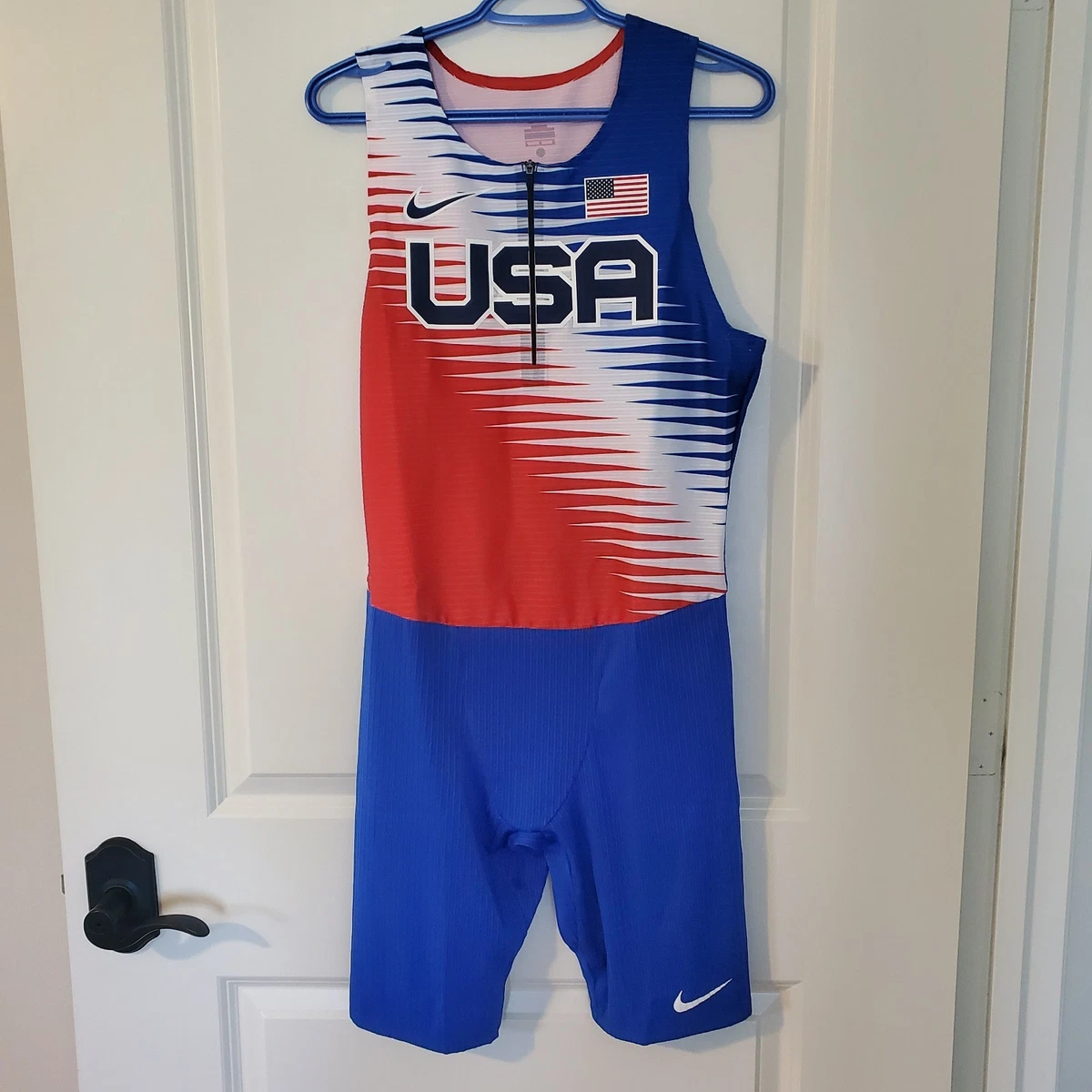 NIKE pro elite USA シングレット　XS NIKE Pro Elite Team USA Track & Field Running Singlet Mens SMALL