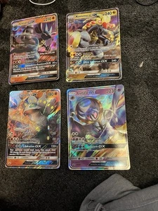 lunala gx, kommo-o gx, lucario gx, zygarde gx OVERSIZED 2017/2018 - Picture 1 of 9
