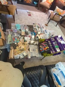 Large  Lot Of Jewelry Making Supplies Beads, Clasps, 925, Tools  18+ Lbs - Picture 1 of 24