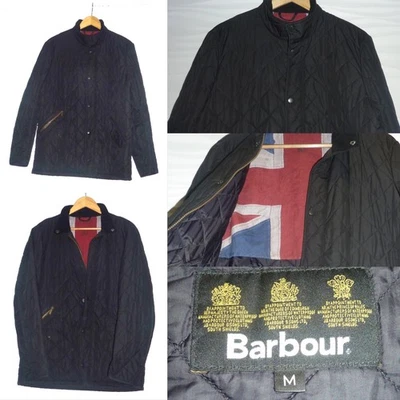 BARBOUR 'MORAN' JACKET WITH VIN FLAG LINING - MEDIUM - GOOD ORDER - Image 1 of 4