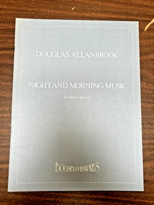 Night and Morning Music for Brass Quintet by Douglas Allanbrook - Image 1 of 4