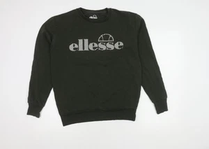 Sudadera Pullover Ellesse Para Hombre Negra Estampado Gráfico S - Imagen 1 de 12