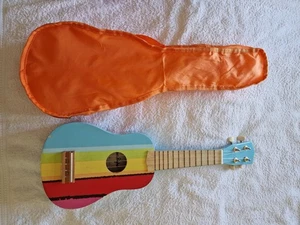 Multicolour Soprano Ukelele by Sue Ryder with gig bag - Picture 1 of 6