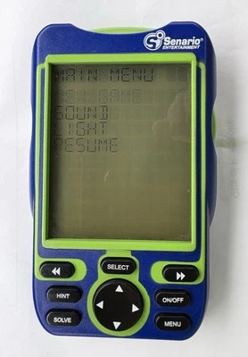 SENARIO ENTRETENIMIENTO ROMPECABEZAS SOLUCIONADOR ELECTRÓNICO PORTÁTIL LCD JUGUETE JUEGO VIAJES NIÑOS Foto 1 de 4