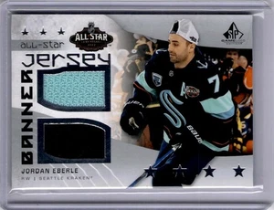Jordan Eberle - All Star Jersey Banner Relics 2022-23 Upper Deck SP Game Used - Picture 1 of 2