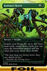 1x - Kodama's Reach - FOIL BORDERLESS #649 - Commander Masters - CUC NM MTG - Picture 1 of 1