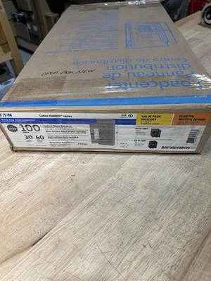 全新 EATON BRP30B100V25 100a 主断路器装载中心 30/60 CIRCUIT 120/240 带BRK — 第 1/4 张图片