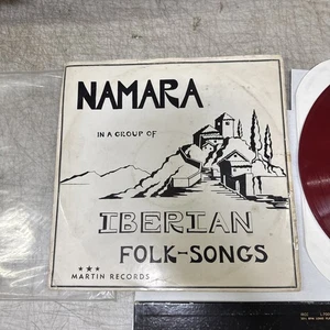 Marguerite Namara in a Group of Iberian Folk-Songs red vinyl record + 10" Insert - Picture 1 of 3