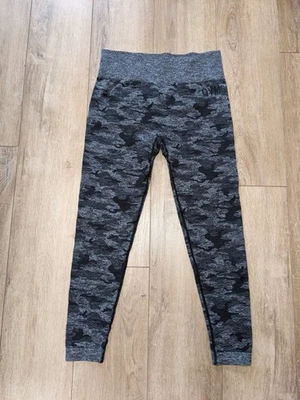 Leggings Gymshark Adapt Camuflados Sin Costuras Negro Gris Talla M? Foto 1 de 4