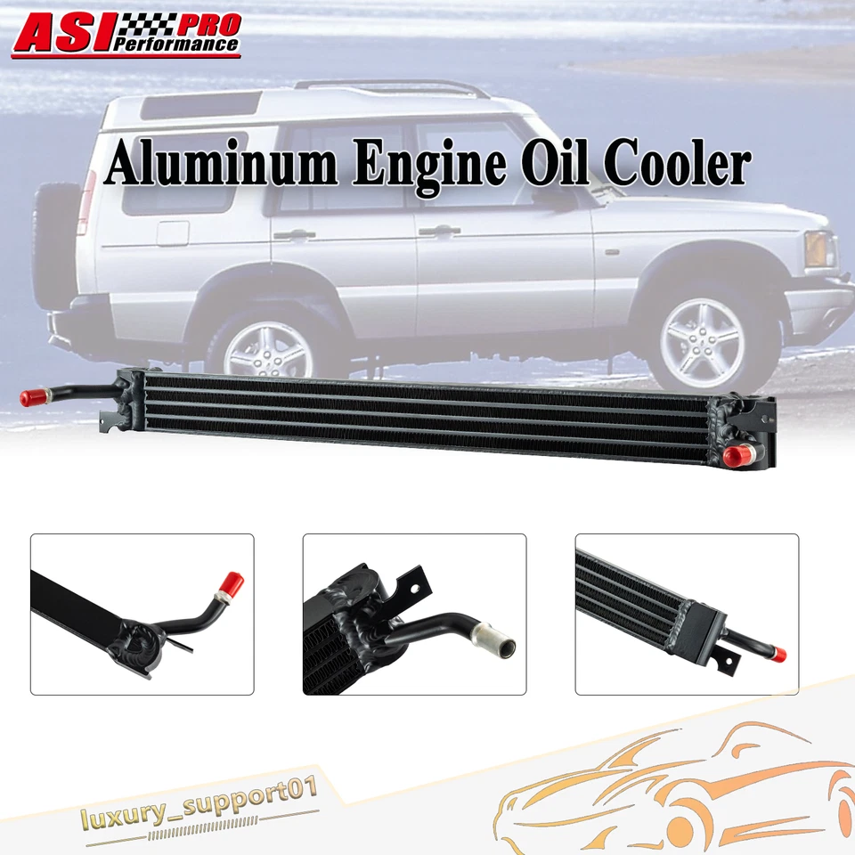 Aluminum Engine Oil Cooler For 1999~2002 ,2000 Land Rover Discovery 2 II 4.0L V8 Foto 1 de 4