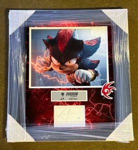 Keanu Reeves Signed Framed Sonic The Hedgehog Shadow Cut Autograph Showcase JSA - Picture 1 of 3
