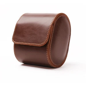 Estuche de viaje con rollo de reloj de cuero PU cubierta protectora organizador caja impermeable - Imagen 1 de 14