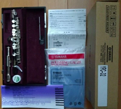Yamaha YPC-32 Piccolo Wind Musical Níquel Plata ABS Resina Nuevo Sin Usar Japón Foto 1 de 4