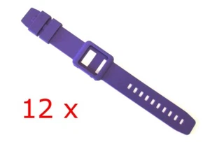 Lot of 12 Purple Silicone Skin Watch Band Wrist Strap Cover Apple iPod Nano 6 - Picture 1 of 6