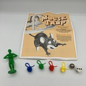 mouse trap game 1994 Replacement Parts & Rules - Man, Mice, Balls, Die - Picture 1 of 1
