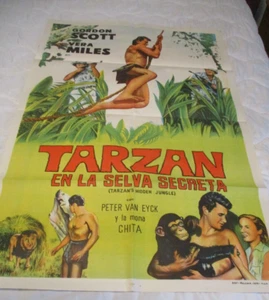 Tarzan (en la Selva Secreta) Movie Poster (Tarzan's Hidden Jungle) - Picture 1 of 10