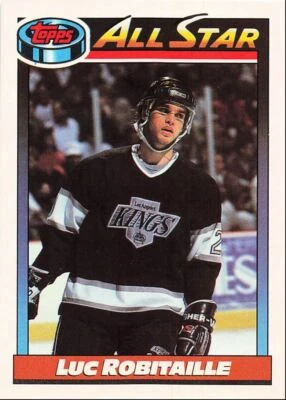 1991-92 Topps Luc Robitaille Los Angeles Kings #260 - Image 1 of 2