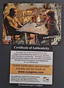 Topps TWD ROAD TO ALEXANDRIA 2018 Trading Card #64 Tyreese & Carol Autographed  - Picture 1 of 4