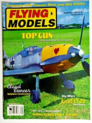 FLYING MODELS magazine  September 1999  pre-owned - Image 1 of 2