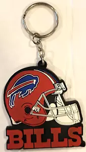 NFL Buffalo Bills Rubber Keychain, NEW (Lot of 6) - Picture 1 of 2