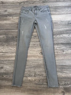 Esprit Womens Skinny Jeans Distressed Grey Straight Leg Women's Denim Jeans UK14 - Image 1 of 4