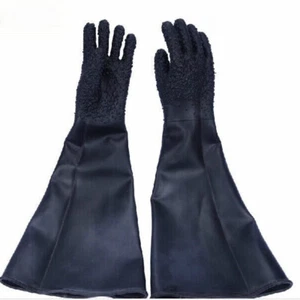 Sandblasting Protective Gloves 65cm Industrial Gloves Blast Cabinet - Picture 1 of 4
