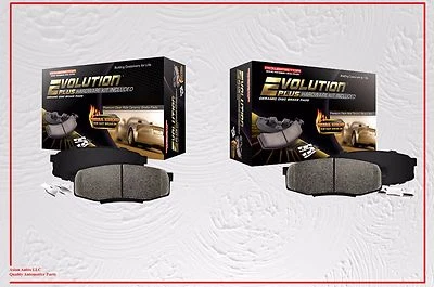 Pastillas de freno delanteras y traseras completas de cerámica con herrajes para Toyota PRIUS 2010-2015  Foto 1 de 4