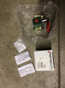 ASCO Red Hat Solenoid Valve 8262H022 EMB 6Watt 1/4"NPT 180PSI Water-Air-Gas 240V - Picture 1 of 6