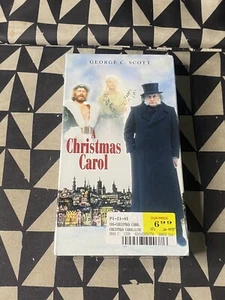 A Christmas Carol (VHS, 2001) George C. Scott Brand New Sealed Christmas - Picture 1 of 7