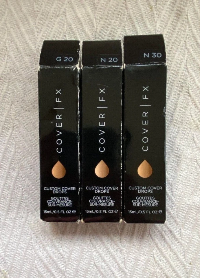 Cover FX Custom Cover Drops - G20/N20/N30 - 0,5 oz - ¡TÚ ELIGES! NUEVO Foto 1 de 1