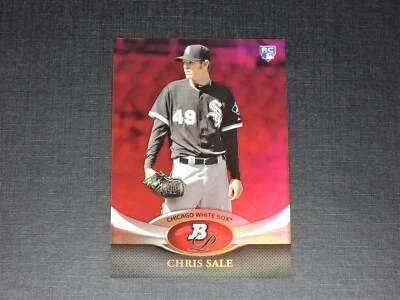 CHRIS SALE 2011 RC BOWMAN PLATINUM RED PARALLEL #35 ROOKIE SP SHORT PRINT !!!!!! - Image 1 of 2
