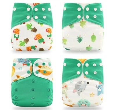 Pañal de tela Happy Flaute 4 piezas con inserciones Foto 1 de 4