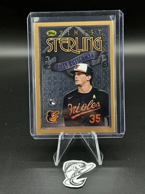 2023 Adley Rutschman Topps Finest Flashbacks Finest Sterling Refractor #16 (RC) - Image 1 of 2