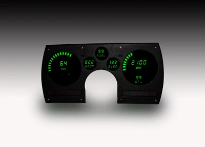 Cuadro de instrumentos digital Camaro 1982-1990 medidores LED verdes garantía de por vida Foto 1 de 4