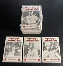 1986 Larry Fritsch Negro League Baseball Stars Complete Set, JACKIE ROBINSON x 2